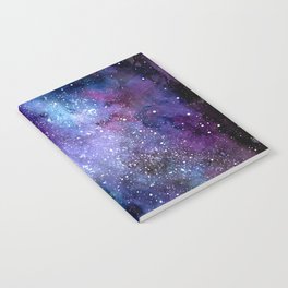 Watercolor Galaxy Notebook