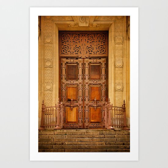 Paris doorway Art Print