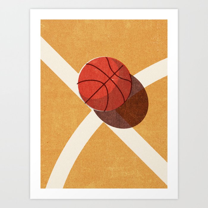 BALLS / Basketball (Indoor) Art Print