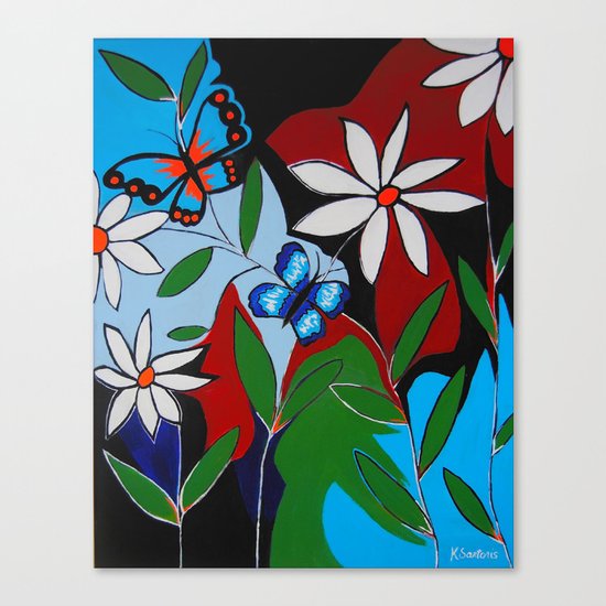 A Butterflies Paradise Canvas Print