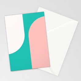 Modern Minimal Arch Abstract XLV Stationery Card