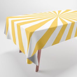 Starburst (Orange & White Pattern) Tablecloth