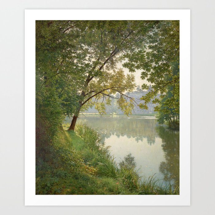 From Waters Edge - Landscape Painting Art Print