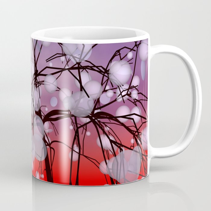 tree in red fog Coffee Mug