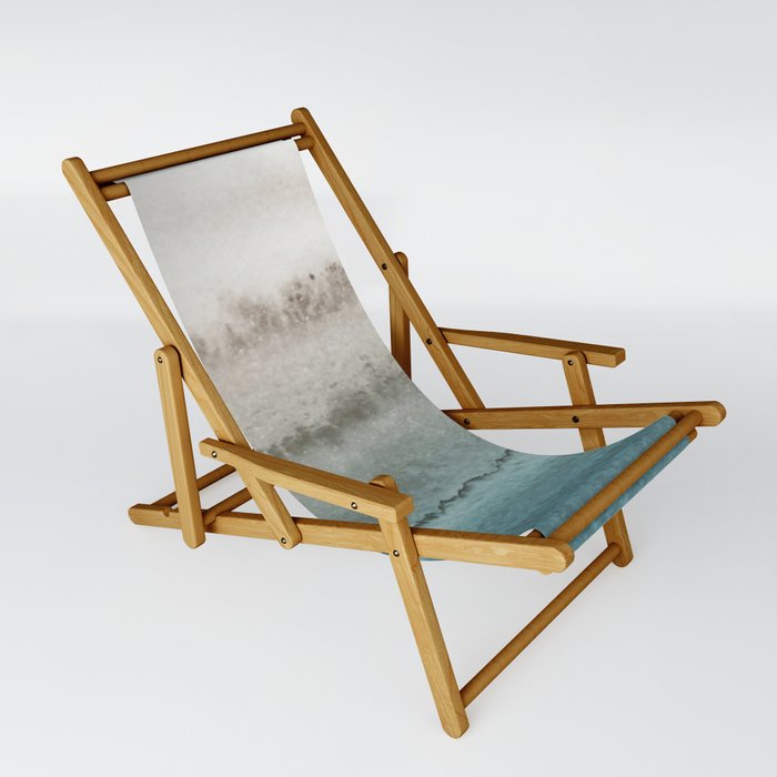 WITHIN THE TIDES - CRASHING WAVES TEAL Sling Chair