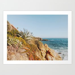 california coast xiv / laguna beach Art Print