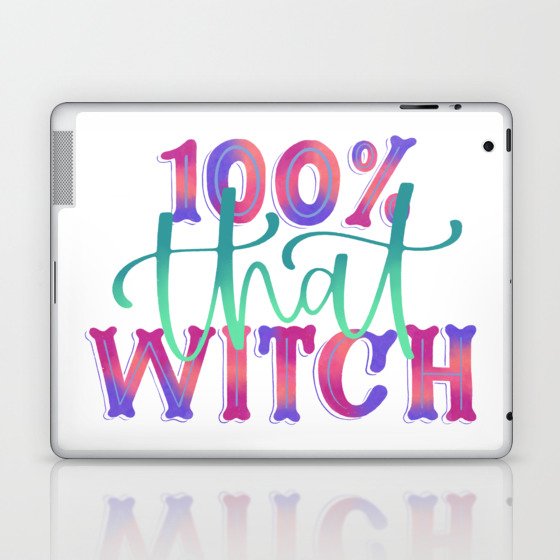 100% That Witch Laptop & iPad Skin