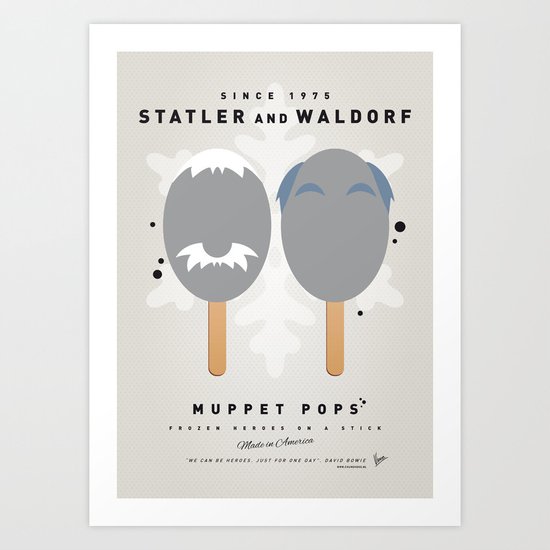 My MUPPET ICE POP - Statler and Waldorf Art Print