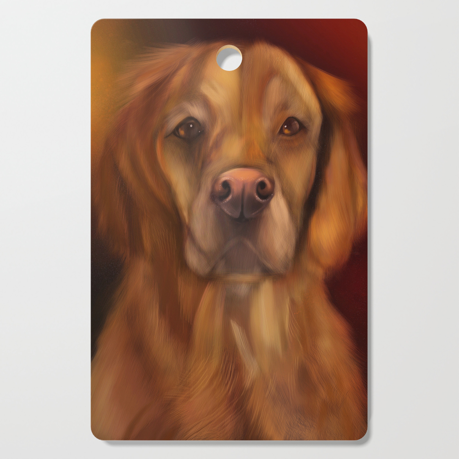 Digital Art Bloodhound Cutting Board By Barkingpixls