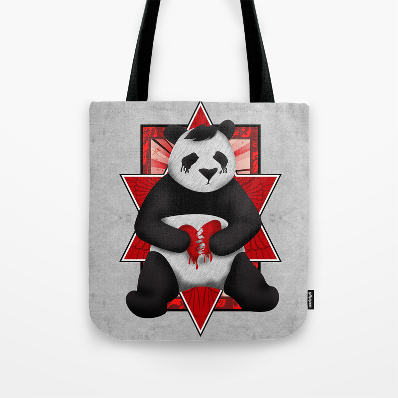 Emo Panda Tote Bag By Musenyo Society6