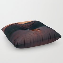 Abstract in a Bottle Floor Pillow
