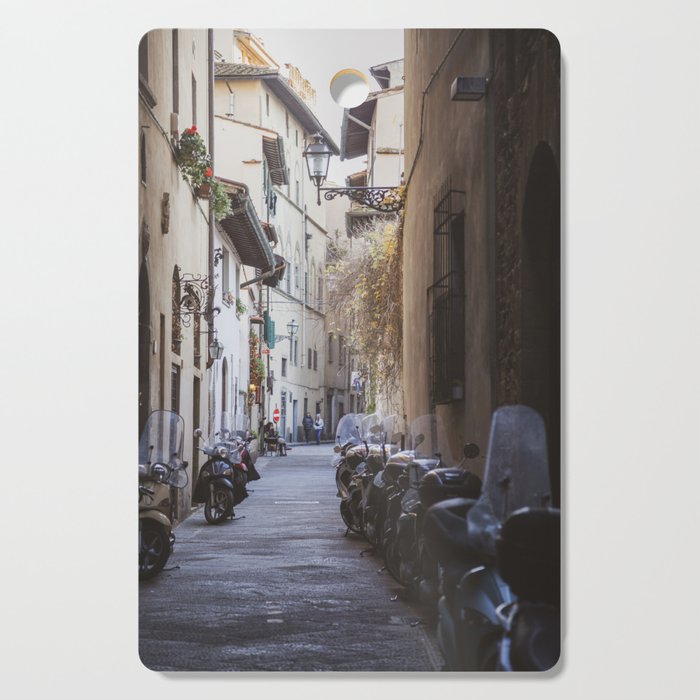 Mopeds & Alleys  |  Travel Photography Cutting Board