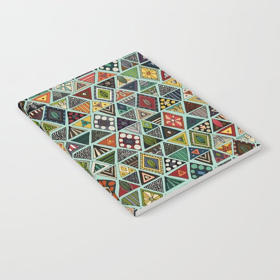 sun bear geo mint Notebook