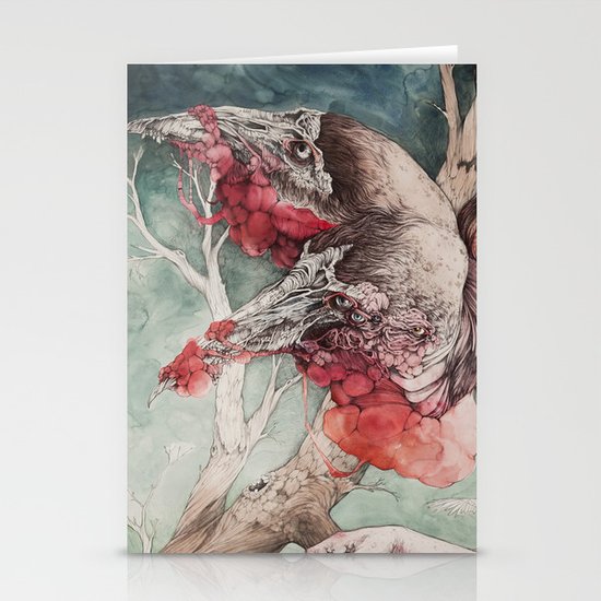 "Insatiable", as a print Stationery Cards