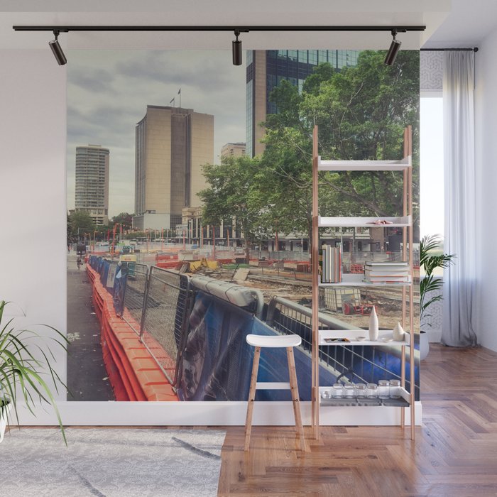 Sydney Light Rail Construction Wall Mural by ...