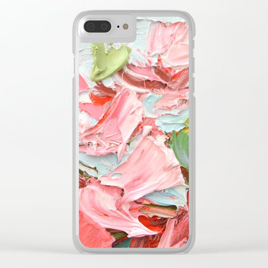 Pink Bouquet Clear iPhone Case