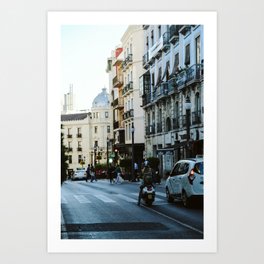 streets of granada, spain. Art Print