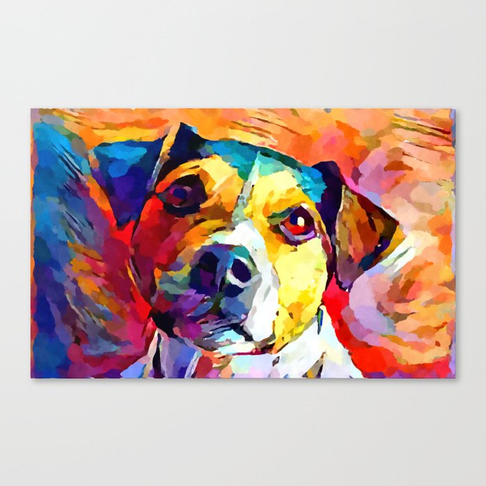Jack Russell Terrier Canvas Print By Shrenk Society6