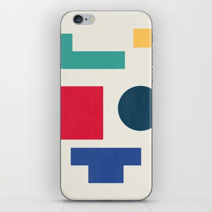 Face Abstract Geometric Color Pop Art Retro iPhone Skin