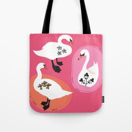 Swans Tote Bag