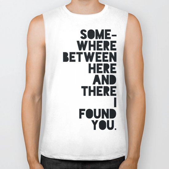 Here & There II Biker Tank