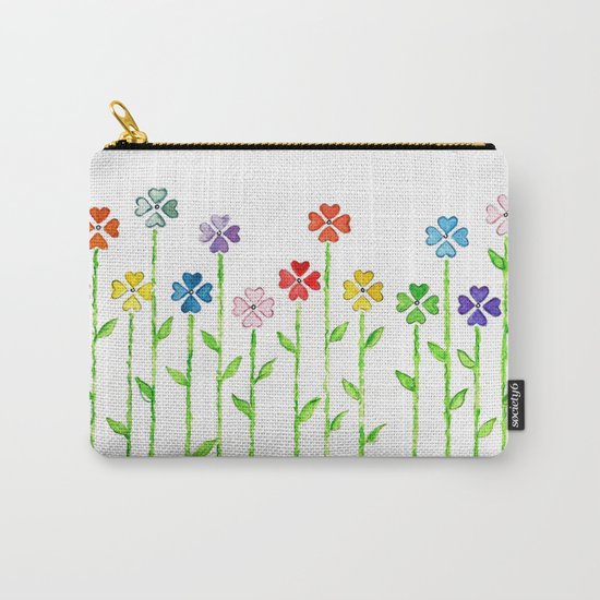 Inch by Inch, Row by Row Carry-All Pouch