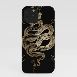 Gold Serpent iPhone Case