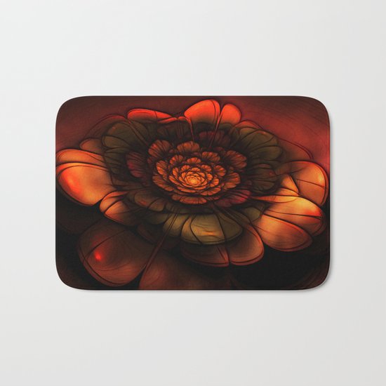 Neon Flower Bath Mat