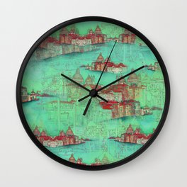 Venetian Green Wall Clock