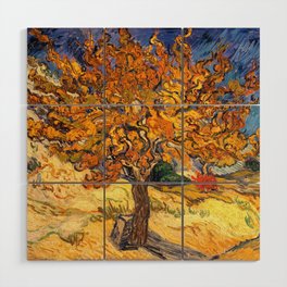 The Mulberry Tree by Vincent van Gogh Wood Wall Art
