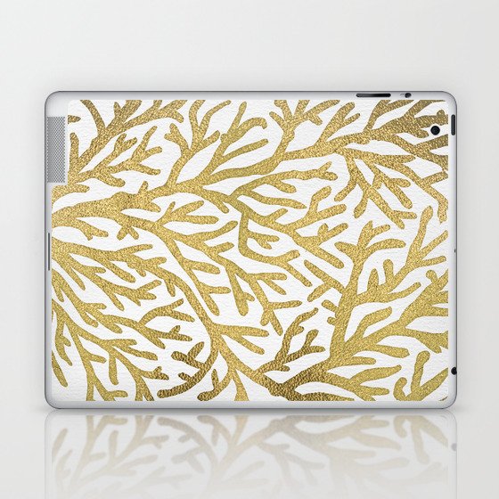 Gold Coral Laptop & iPad Skin