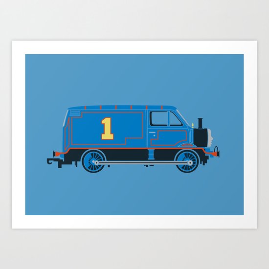 Tommy the Van Engine Art Print