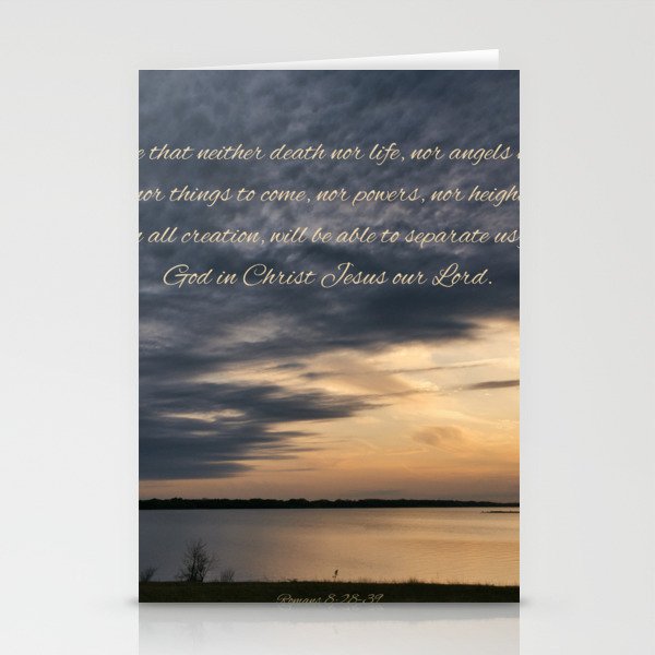 Romans 8 38 39 #scripture Stationery Cards