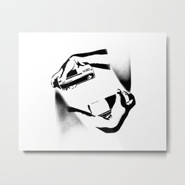 Spraying Hands Metal Print | Graphic Design, Black and White, Photo, Painting 