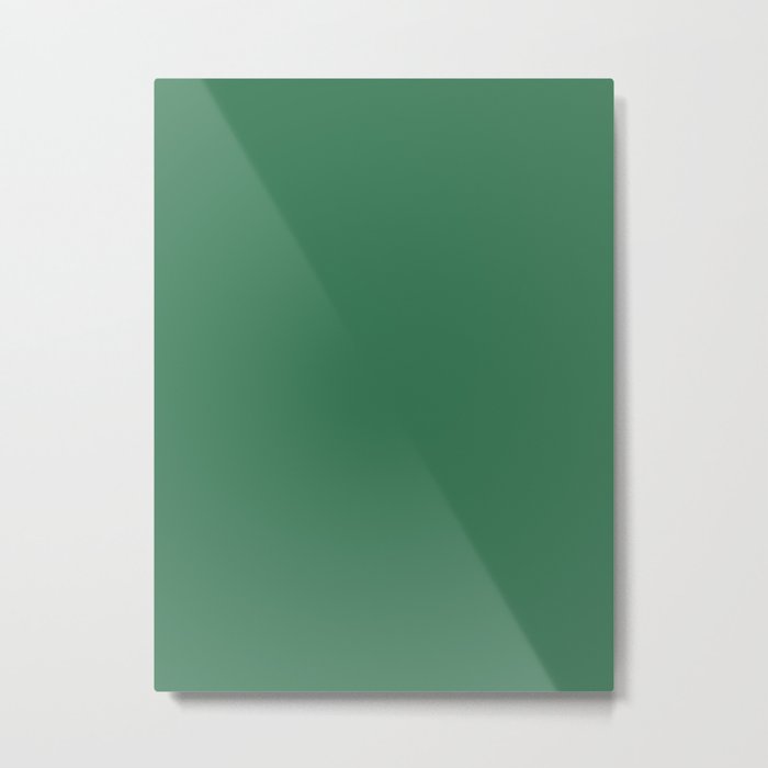 Amazon - Green Color Metal Print