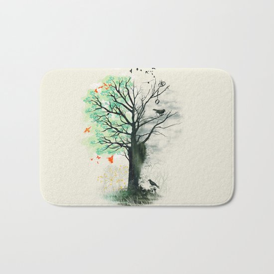 They Loved the Landscape to Death Bath Mat
