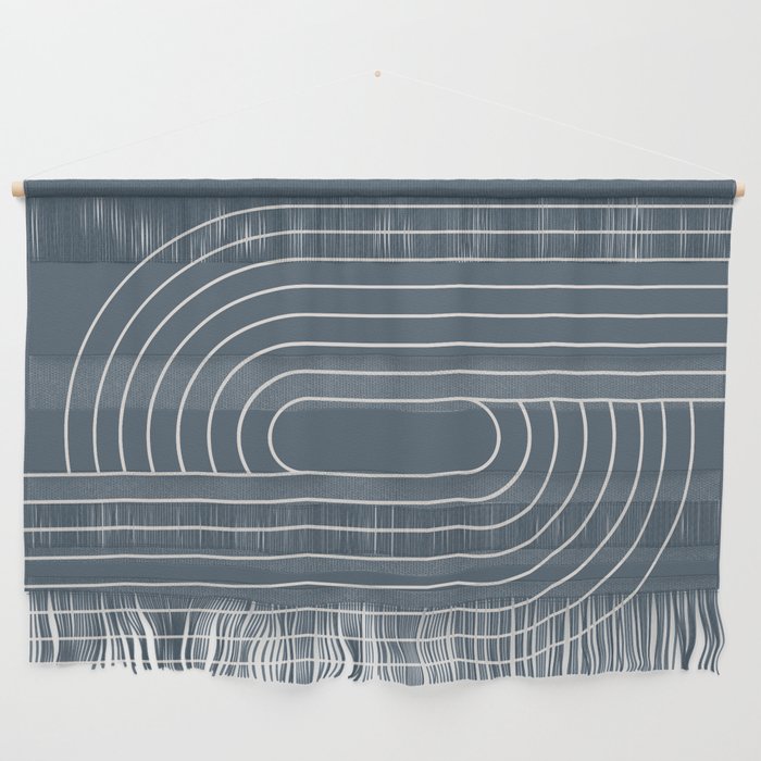 Oval Lines Abstract XLVIII Wall Hanging