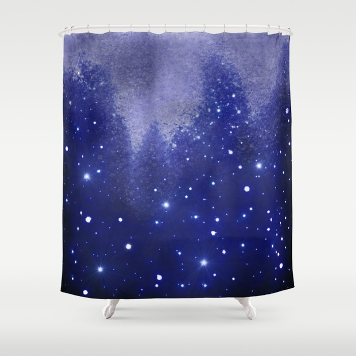 Star Kissed Wind Shower Curtain
