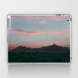 Mexico Photography - Beautiful Pink Sunset Over The Mountains Laptop Skin