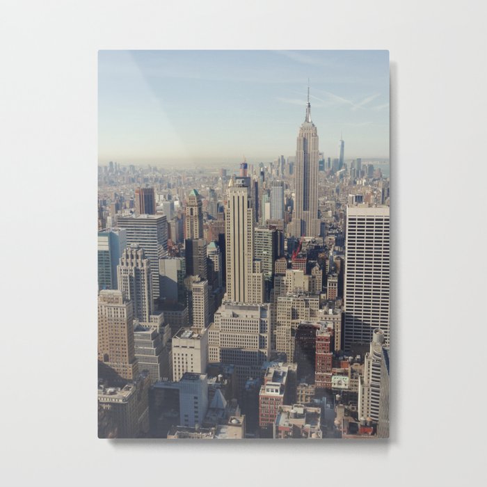 New York City / Aerial Metal Print