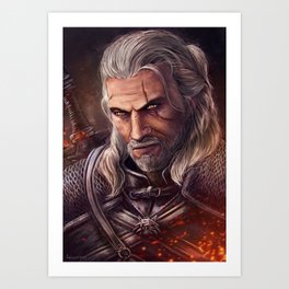 The Witcher Art Print