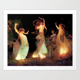 Wiccan Dance If We Want To, Wiccan Leave Your Friends Behind, Cos If Your Friends Don't Chant, If They Don't Chant, Well, They're No Friends Of Mine Art Print