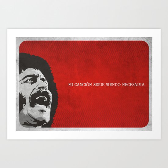 Mi Canción sigue siendo Necesaria Art Print