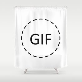 Gif Shower Curtain