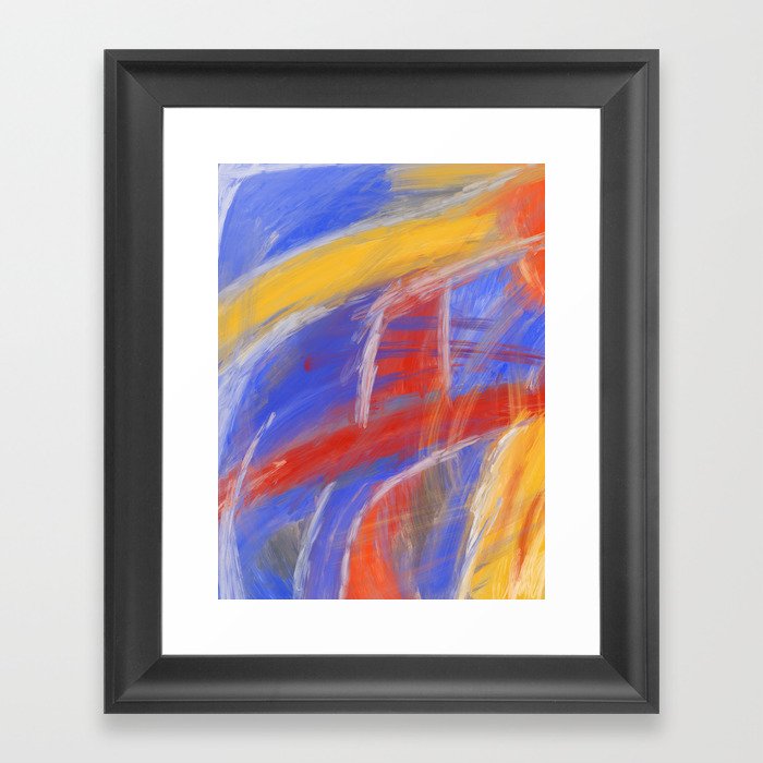 Abstract Art In The Zone  Framed Art Print