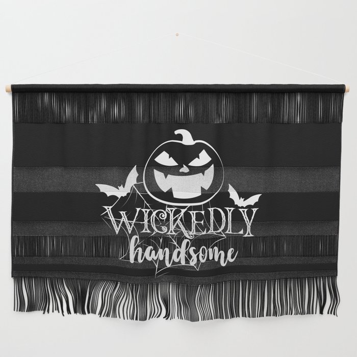 Wickedly Handsome Cool Halloween Wall Hanging