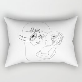 Botanical Mother and Baby Rectangular Pillow