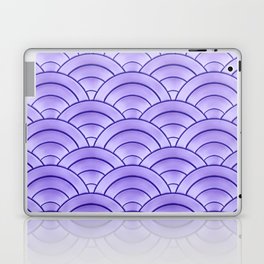 Bold Lavender Art Deco Arch Pattern Laptop Skin