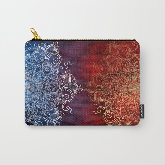 Mandala - Fire & Ice Carry-All Pouch