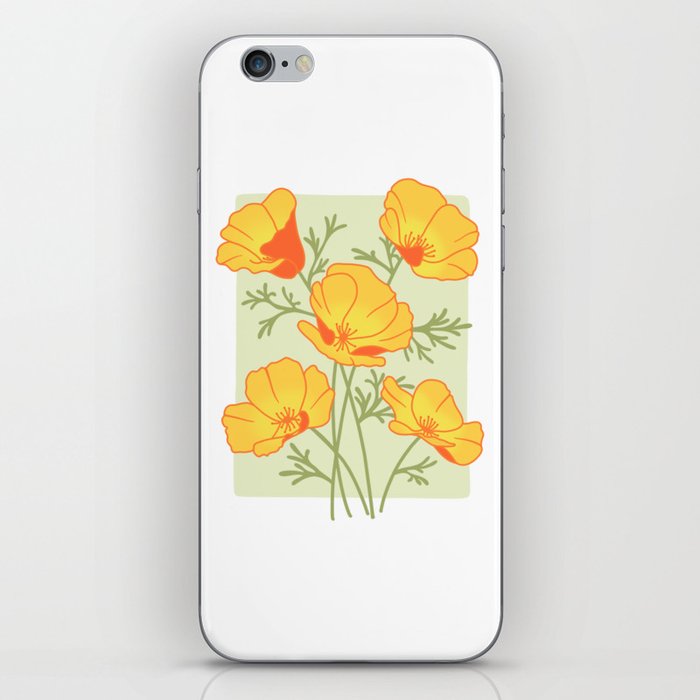 California Poppies iPhone Skin